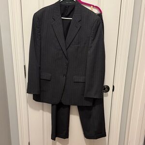 Lauren Ralph Lauren Charcoal Pinstripe Suit